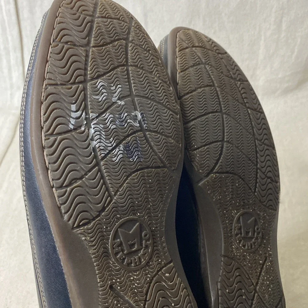 Mephisto Baduard Loafer Shoes Mens 7.5 Brown Nubuck Cool Air Comfort Moc Sip On